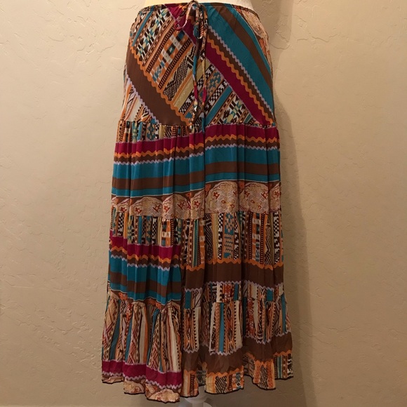 julie's closet Dresses & Skirts - Julie’s Closet sparkle Boho maxi skirt